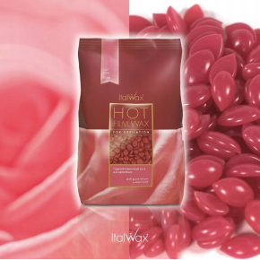 Zestaw do depilacji ItalWax wosk twardy 500g Rose róża + płyny + szpatułki + talk