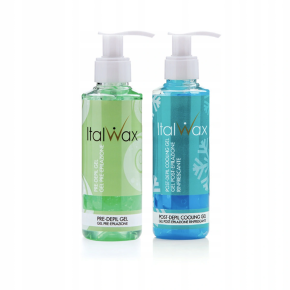 Zestaw do depilacji ItalWax wosk twardy 500g Rose róża + płyny + szpatułki + talk