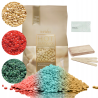 Zestaw do depilacji ItalWax wosk twardy Film Wax 500g (do wyboru) + szpatułki + talk - 1