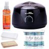 Zestaw do depilacji paskowej ItalWax podgrzewacz 100W + wosk w puszce 400ml Aquamarine + dodatki - 1