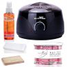 Zestaw do depilacji paskowej ItalWax podgrzewacz 100W + wosk w puszce 400ml Flex Raspberry malinowy + dodatki - 1
