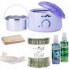 Zestaw do depilacji paskowej ItalWax podgrzewacz 100W + wosk w puszce 800ml Flex Algae algowy + dodatki - 1