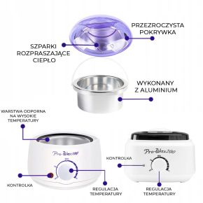 Zestaw do depilacji podgrzewacz...