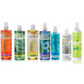 Zestaw do DEPILACJI SKÓRY WRAŻLIWEJ podgrzewacz 3x WOSK 100g TOP LINE HIPOALERGICZNY ITALWAX szpatułki kosmetyki