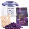 Zestaw do depilacji WOSK PLUM 500g podgrzewacz - 1