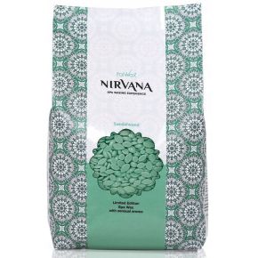 Zestaw do depilacji woskiem twardym Italwax Sandalwood 300g + podgrzewacz + 2 x żel + szpatułki + talk