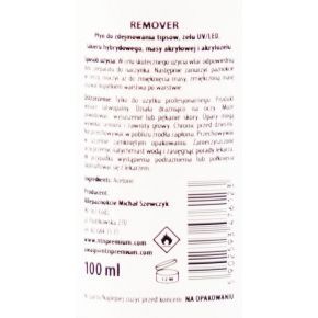 Zestaw płynów NTN Cleaner 1000ml + Aceton 1000ml odtłuszczacz i remover do stylizacji paznokci