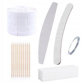 Zestaw do hybrydy La’kier + lampa UV/LED + preparaty + akcesoria + 4 lakiery (kolory do wyboru)
