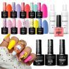 Zestaw do manicure hybrydowego Claresa 12+4 lakiery + preparaty - 1