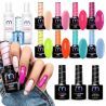 Zestaw do manicure hybrydowego MaluLac 10+4 lakiery + preparaty - 1