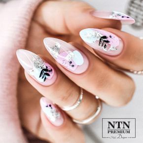 Zestaw do manicure hybrydowego NTN 10+5 lakiery + preparaty