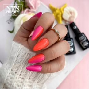 Zestaw do manicure hybrydowego NTN 10+5 lakiery + preparaty