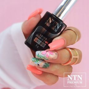 Zestaw do manicure hybrydowego NTN 10+5 lakiery + preparaty