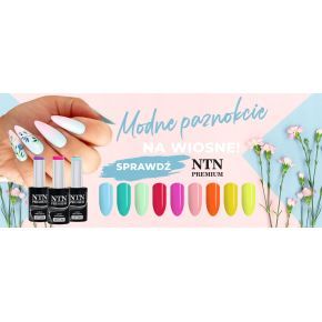 Zestaw do manicure hybrydowego NTN 10+5 lakiery + preparaty