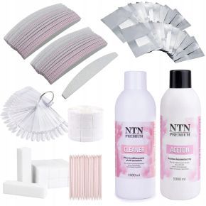 Zestaw do ściągania hybrydy NTN Aceton + Cleaner + folia + waciki + akcesoria