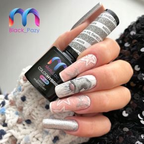 Zestaw hybrydowy 15x MaluLac + ozdoby do manicure manicure świąteczny