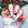 Zestaw hybrydowy 15x MaluLac + ozdoby do manicure manicure świąteczny - 7