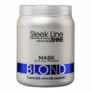 Zestaw Stapiz Blond szampon 1l + maska 1l + pilnik