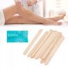 Zestaw uzupełniający do depilacji - wosk twardy ItalWax Film Wax Plum 500g + lotion + szpatułki + talk - 4