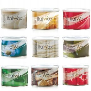 Zestaw uzupełniający do depilacji 2 x wosk w puszce 400ml + 100 x szpatułki drewniane + 100 x paski