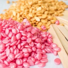 Zestaw uzupełniający do depilacji 4 x wosk w dropsach 100g