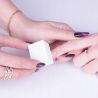 Zestaw uzupełniający do manicure - pilnik łódka półksiężyc gradacja 100/180 10 sztuk + blok polerski 10 sztuk - 5