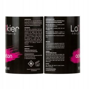 Zestaw uzupełniający La’kier - aceton + cleaner + preparaty