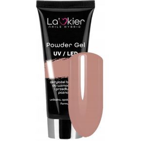 Zestawy budujące z akrylożelem La'kier Powder Gel Light Brown 50ml + akcesoria