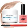 Żel Claresa Builder Gel Clear 50g pędzelek oliwka mini zestaw - 1