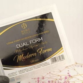 Boska Nails Dual Form Modern 120 sztuk - formy do przedłużania paznokci