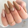 Boska Nails 434 Gold Rain kolekcja Glitter Rain - lakier hybrydowy do paznokci z drobinkami 6ml - 9