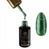 Boska Nails 437 Green Rain kolekcja Glitter Rain - lakier hybrydowy do paznokci z drobinkami 6ml - 1