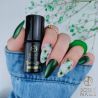 Boska Nails 437 Green Rain kolekcja Glitter Rain - lakier hybrydowy do paznokci z drobinkami 6ml - 11