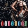 Boska Nails 440 Pink Rain kolekcja Glitter Rain - lakier hybrydowy do paznokci z drobinkami 6ml - 3