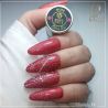 Boska Nails 440 Pink Rain kolekcja Glitter Rain - lakier hybrydowy do paznokci z drobinkami 6ml - 10