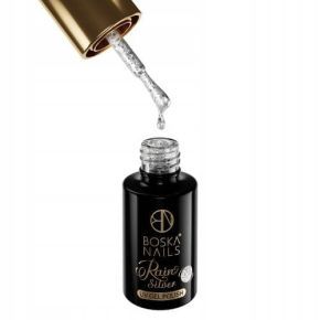 Boska Nails 439 Silver Rain kolekcja Glitter Rain - lakier hybrydowy do paznokci z drobinkami 6ml