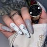 Boska Nails 439 Silver Rain kolekcja Glitter Rain - lakier hybrydowy do paznokci z drobinkami 6ml - 12