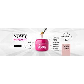 Silcare Base One Cover Thick 50g Hema free budujący żel UV do paznokci
