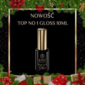 Boska Nails Top No 1 Gloss niezwykły błysk do lakierów hybrydowych 10ml