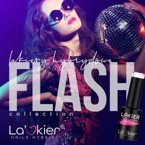 La'Kier Flash FG013 - brokatowy lakier hybrydowy z efektem flash 5g