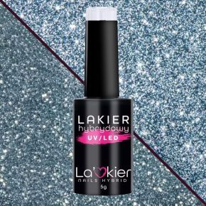 La'Kier Flash FG013 - brokatowy lakier hybrydowy z efektem flash 5g