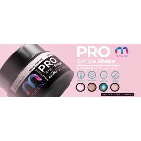 MaluLac PRO Simple Shape Sugar Pink 12g żel budujący do paznokci tixo (z tiksotropią)