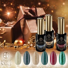 Boska Nails 445 Holy Gold kolekcja Special Time kolorowy lakier hybrydowy 6ml