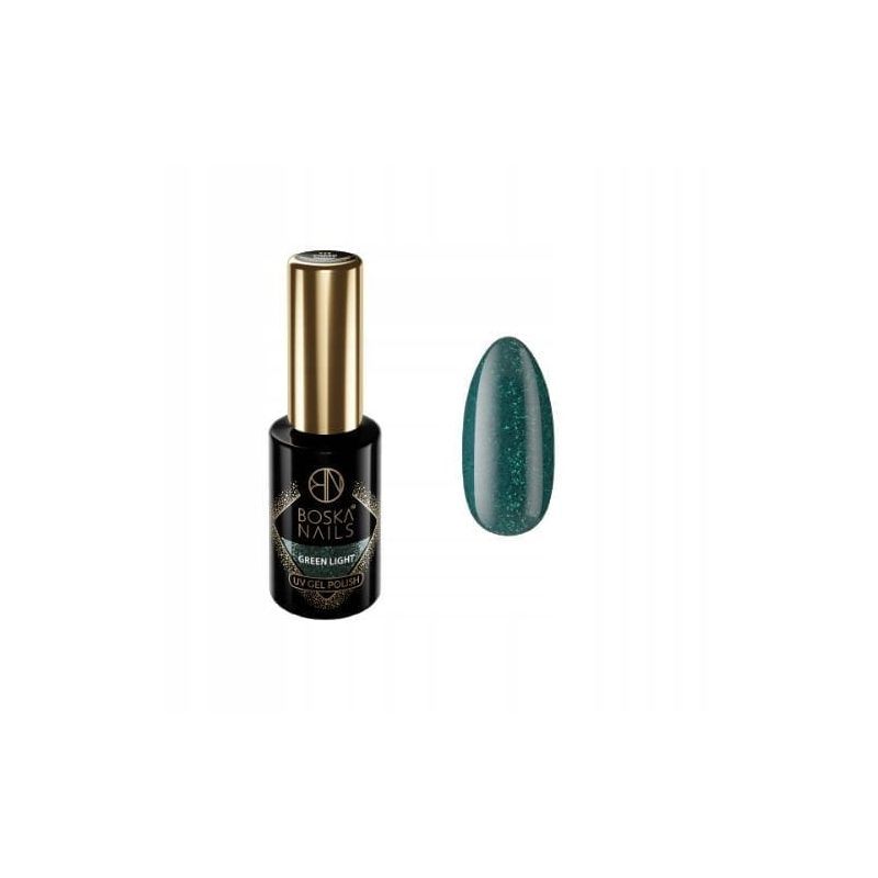 Boska Nails 446 Green Light kolekcja Special Time kolorowy lakier hybrydowy 6ml