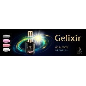 Boska Nails Gelixir Luminella żel jednofazowy budujący do paznokci w buteleczce z pędzelkiem 15ml