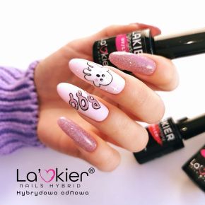 La'Kier Flash B015 - brokatowy lakier hybrydowy z efektem flash 5g