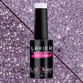 La'Kier Flash B015 - brokatowy lakier hybrydowy z efektem flash 5g
