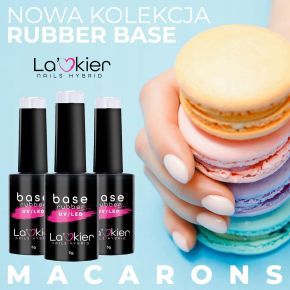 La'kier Rubber Base Macarons 15 - kolorowa baza kauczukowa 5g