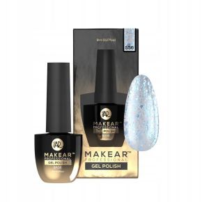 Makear S56 Blue Moon 8ml kolekcja Stellar brokatowy lakier hybrydowy HemaFree