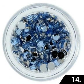 14. Cyrkonie imitacja szkła Blue 2mm 100szt